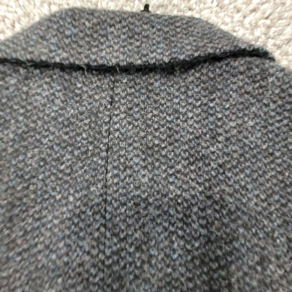 Bardstown Mens 42R Pure Wool Blazer Sport Coat Charcoal Gray Textured‎ 2 Button